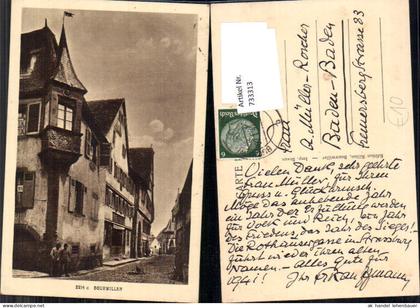 733313 Ehemalige Bouxwiller Straßenansicht Grand Est Bas-Rhin