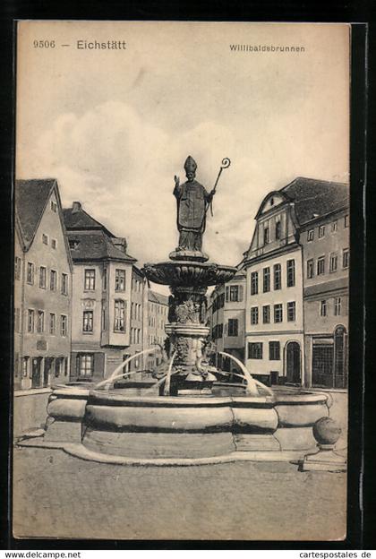 AK Eichstätt, Willibaldsbrunnen