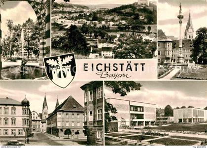 Eichstaett Oberbayern Panorama Teilansichten