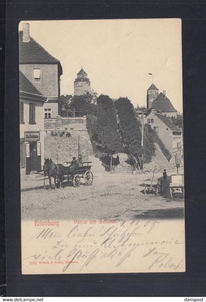 Dt. Reich AK Eilenburg Partie am Schloss