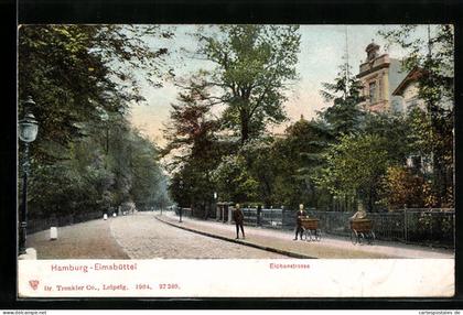 AK Hamburg-Eimsbüttel, Eichenstrasse mit Kindern