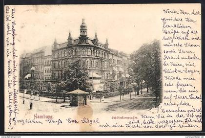 AK Hamburg-Eimsbüttel, Partie in der Schäferkampsallee