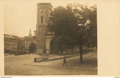 eisenach , thuringe * carte photo * marktplatz * allemagne germany