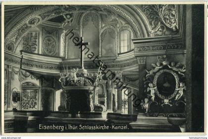 Eisenberg in Thüringen - Schlosskirche - Kanzel