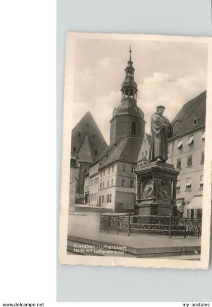 Eisleben Lutherstadt Markt Lutherdenkmal