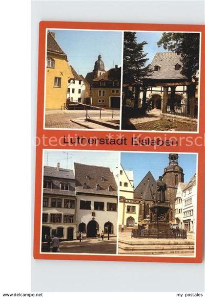 Eisleben Teilansichten Lutherdenkmal