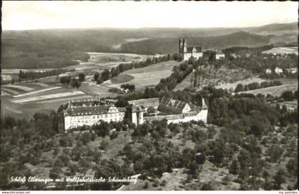 Ellwangen Jagst Ellwangen Schloss Kirche Schoenenberg Fliegeraufnahme