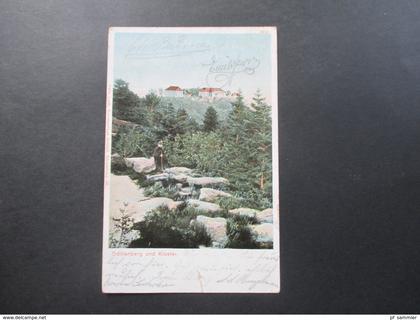 AK Frankreich / DR Elsass Odilienberg und Kloster. nach Neudorf Ober Elsass mit AK Stempel. Oberehheim