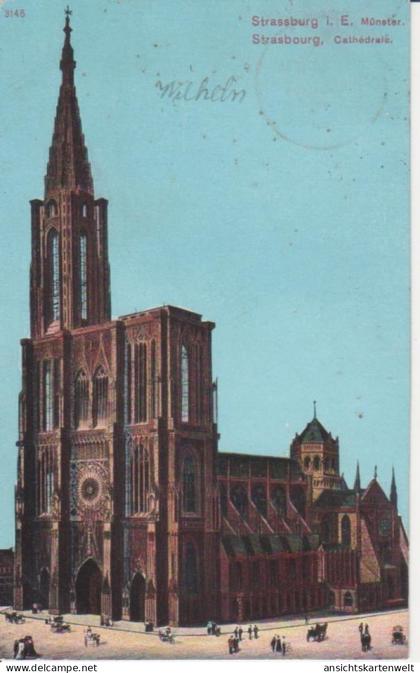 Elsass: Strassburg Münster gl1911 #217.506