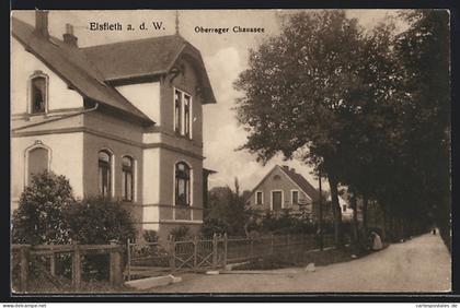 AK Elsfleth a. d. W., Blick in die Oberreger Chaussee