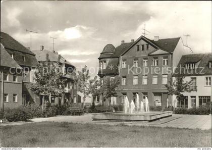Elsterwerda Am Markt Springbrunnen