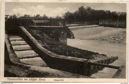 Hanekenfähr bei Lingen Ems, Wasserfall