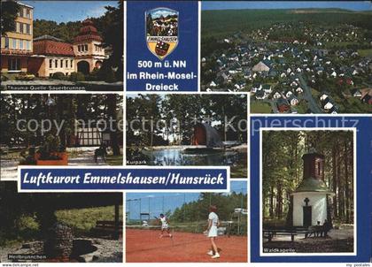 Emmelshausen Thauma Quelle Sauerbrunnen Kurpark Fliegeraufnahme Heilbruennchen T