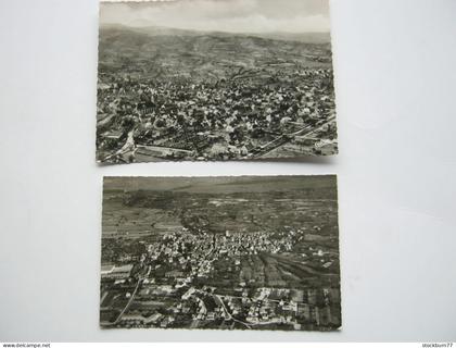 ENDINGEN , 2 Luftbilder   ,  2 schöne Karten um 1955