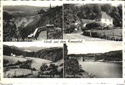 Ennepetal Hohenstein Ahlhausen Kraftwerk bei Burg Talsperre