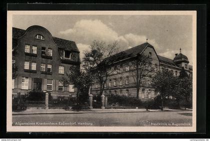 AK Hamburg-Eppendorf, Allgemeines Krankenhaus Eppendorf, Hautklinik u. Augenklinik
