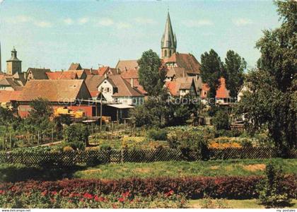 Eppingen Blick zur Altstadt mit Kirche