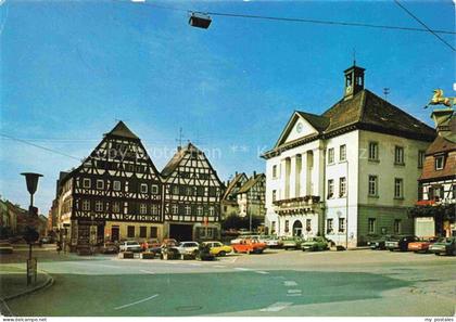 Eppingen Marktplatz 1000jaehrige Stadt der Fachwerkbauten