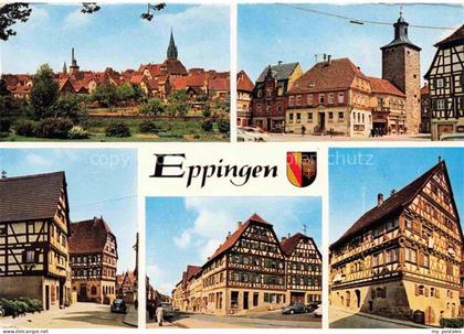 Eppingen Panorama Motive Stadtzentrum Altstadt Fachwerkhaeuser