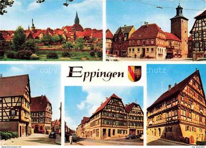 Eppingen Panorama Motive Stadtzentrum Altstadt Fachwerkhaeuser