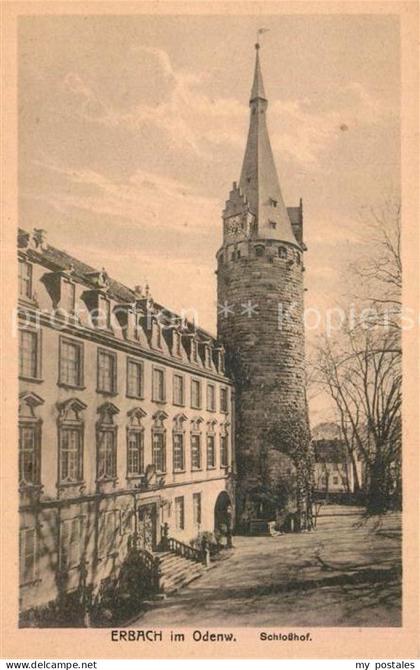 Erbach Odenwald Schlosshof