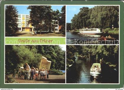 Erkner Oberschule Schiffsanlegestelle Daemeritzsee Rathauspark Loecknitzkanal