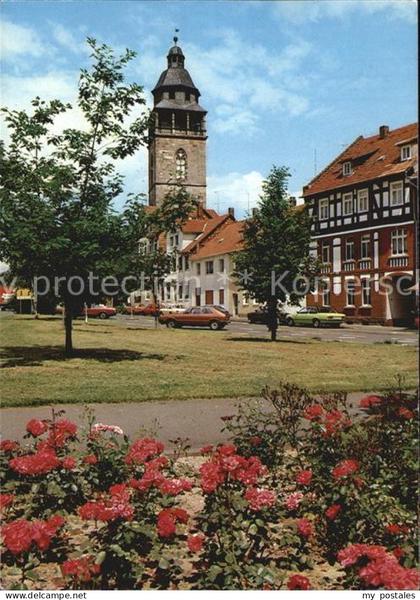 Eschwege Anlagen mit Nicolaiturm