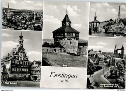 Esslingen Neckar Esslingen Agnesbruecke Frauen Kirche