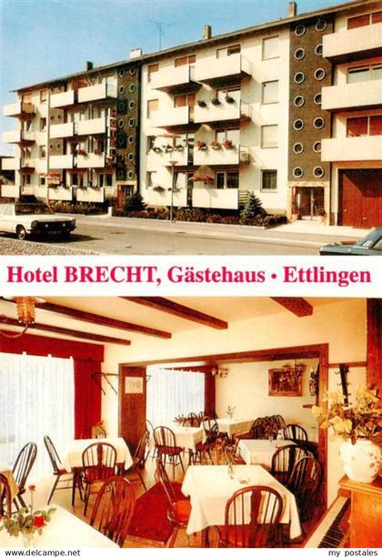 Ettlingen Hotel Brecht Gaestehaus Gastraum