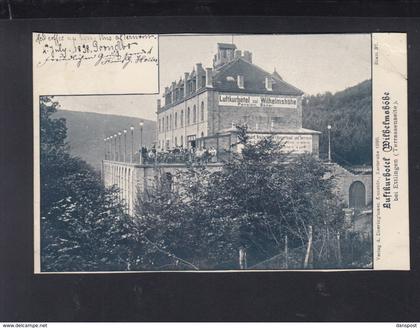 Württemberg AK Ettlingen Hotel Wilhelmshöhe1898