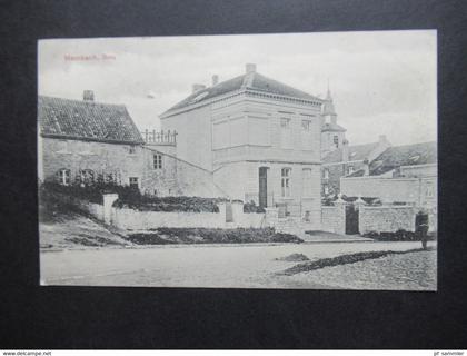 DR 1917 Feldpost 1.WK Membach, Berg Stempel Eupen und L2 5. Kompagnie Ldst. Inf. Regiment Nr. 607 / Eupen und Malmedy