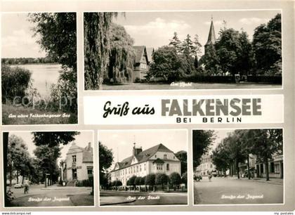 Falkensee Alter Falkenhagener See Am Pfuhl Strasse der Jugend Rat der Stadt