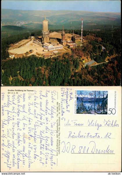 Feldberg (Schwarzwald) Feldberg (1500m) Schwarzwald Luftbild 1981