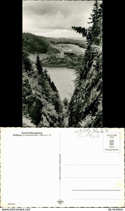 Feldberg (Schwarzwald) Hotel Feldbergerho Feldberg - Fotokarte 1962