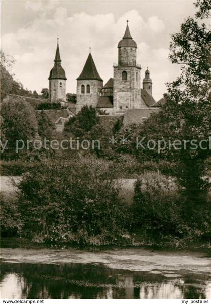 Feuchtwangen Blick zur Kirche