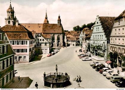 Feuchtwangen Marktplatz Brunnen