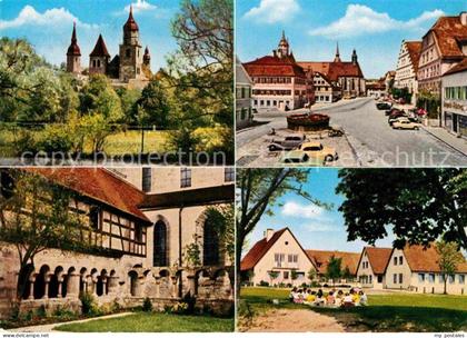 Feuchtwangen Tuerme Marktplatz Kreuzgang Jugendherberge