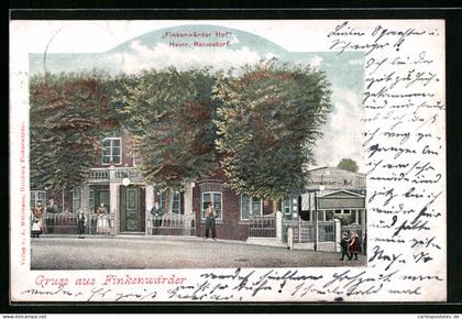 AK Hamburg-Finkenwerder, Gasthaus Finkenwärder Hof, Heinr. Rahmstorf