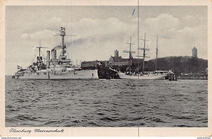 Deutschland - FLENSBURG - Marienschule - Linienschiff Schleswig-Holstein - Segelschulschiff