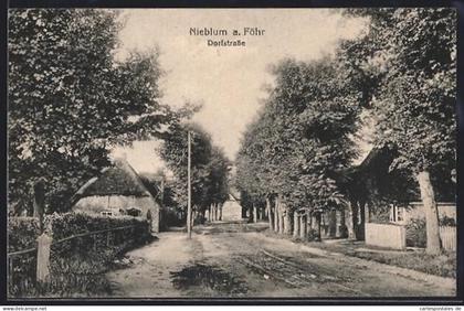 AK Nieblum a. Föhr, In der Dorfstrasse