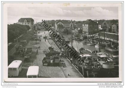 Nordseebad Wyk auf Föhr - Hafen - Foto-AK - Verlag Schöning & Co. Lübeck