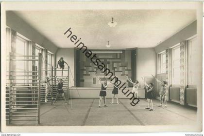 Utersum auf Föhr - Nordseekurheim - Turnhalle - Foto-Ansichtskarte