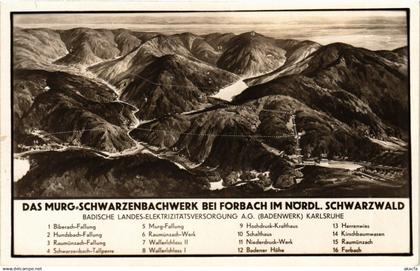CPA Forbach - Das Murg-Schwarzenbachwerk b. Forbach GERMANY (910444)