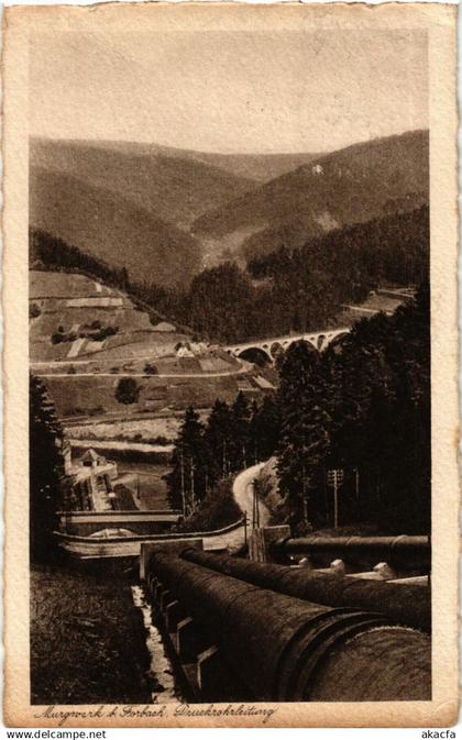 CPA Forbach - Murgwerk b. Forbach - Druckrohrleitung GERMANY (910414)