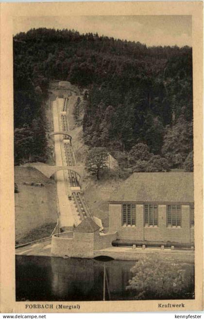 Forbach Mugtal - Kraftwerk