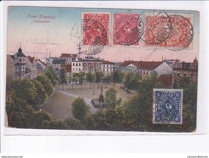 ALLEMAGNE: BRANDEBOURG: FORST: lindenplatz - état