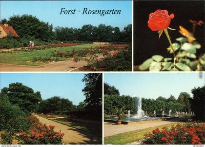 Ansichtskarte Forst (Lausitz) Barš Rosengarten 1988