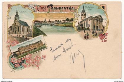 CPA - ALLEMAGNE - FRANKENTHAL (Rhénanie P...) - Gruss aus Frankenthal