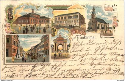 Gruss aus Frankenthal - Litho