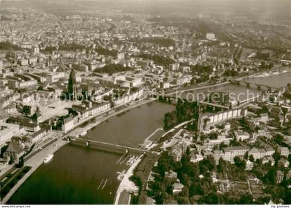 Frankfurt Main Fliegeraufnahme Main-Panorama